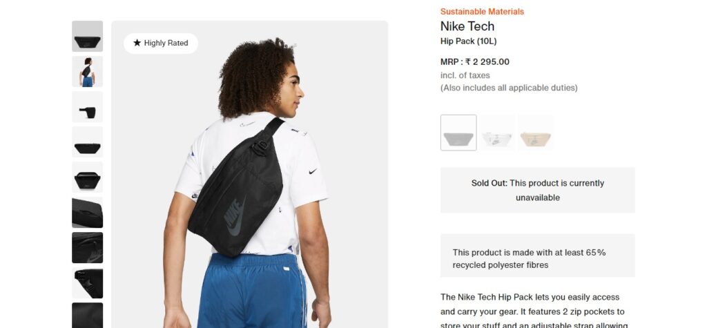 10. Nike Tech Hip Pack (Top 10 Nike Tech Picks)