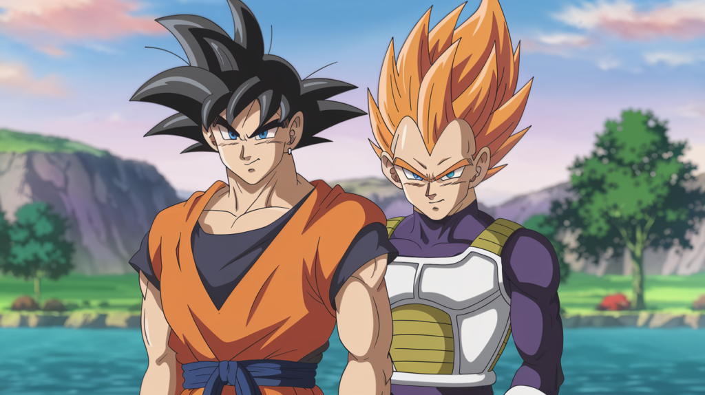 Goku and Vegeta