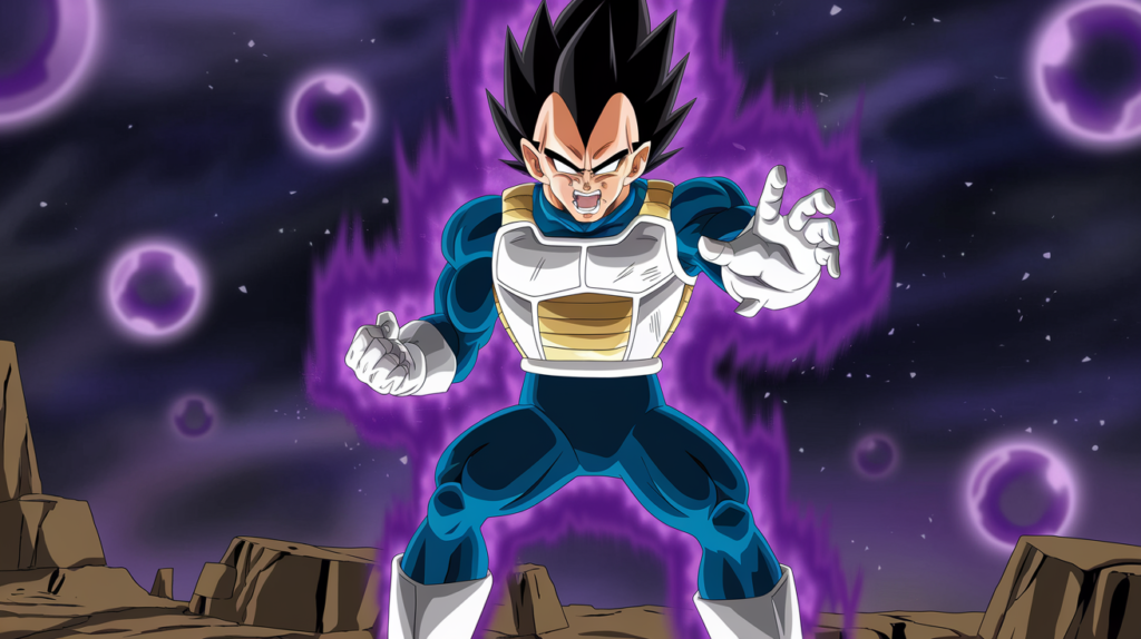 Vegeta first showcases Ultra Ego 