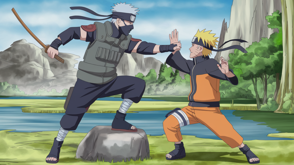 Kakashi vs Naruto