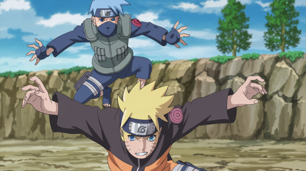 Kakashi vs Naruto